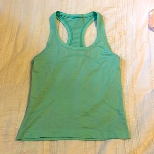 lululemon swiftly tech tank top race length wild mint